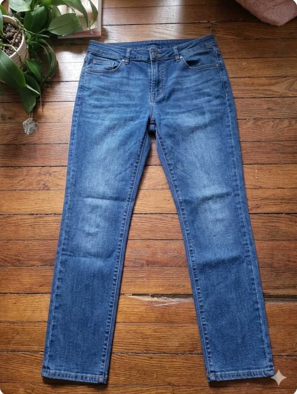 Women's Blue Stretch Denim Jeans